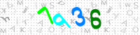 Blue Captcha Image