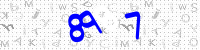 Blue Captcha Image