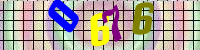 Blue Captcha Image